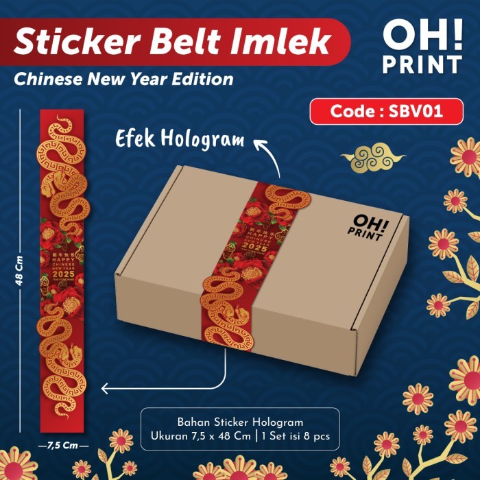 

Stiker Imlek Sticker Chinese New Year | Stiker Paper Belt Imlek