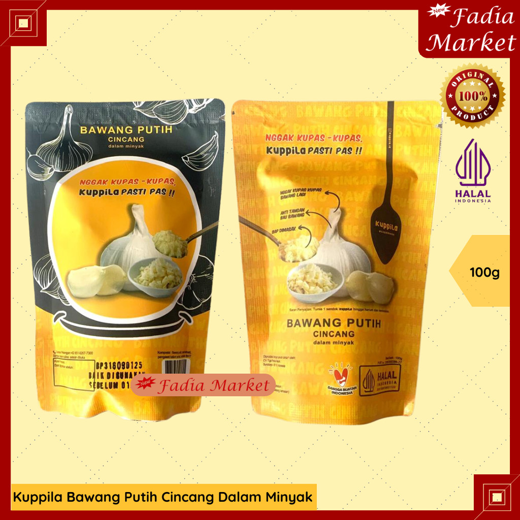 

Kuppila Bawang Putih Cincang Dalam Minyak Pouch 100g