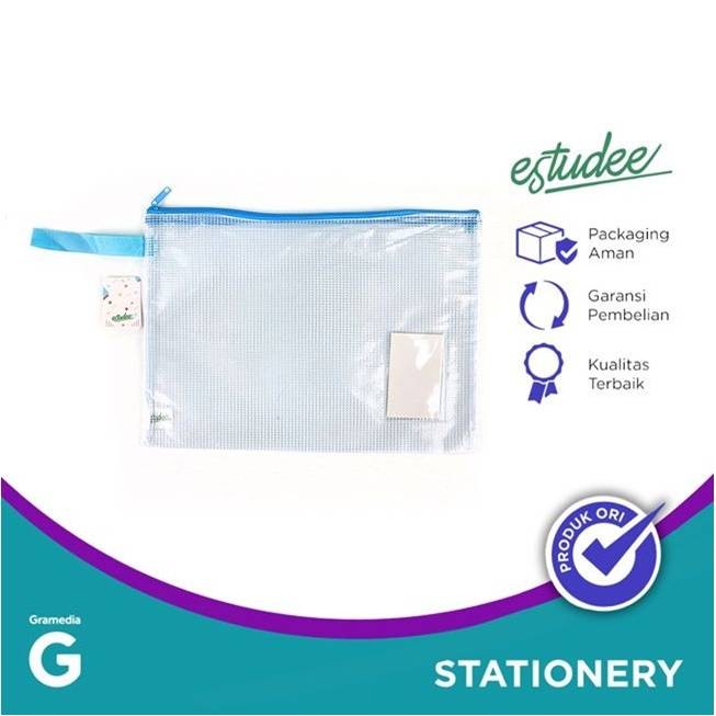 

Estudee Zipper Pocket Eva Waterproof A4 Blue Eszp191