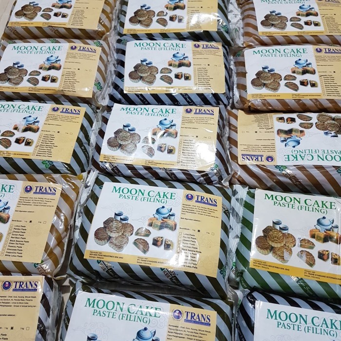 

filling mooncake moon cake trans paste 1kg / isian kue bulan - cappucino