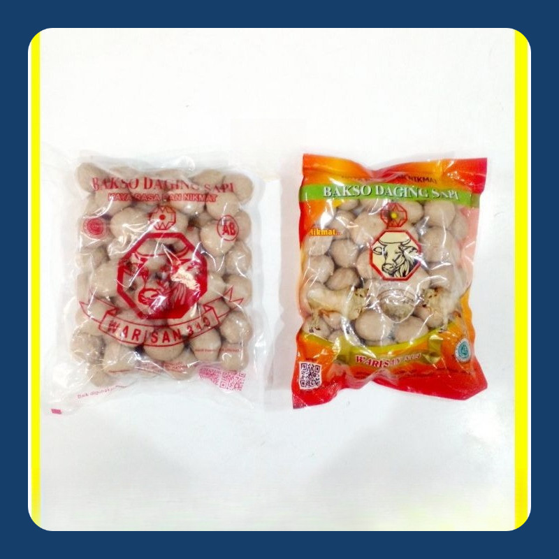 

Bakso Warisan AB isi 50 Reguler dan Urat