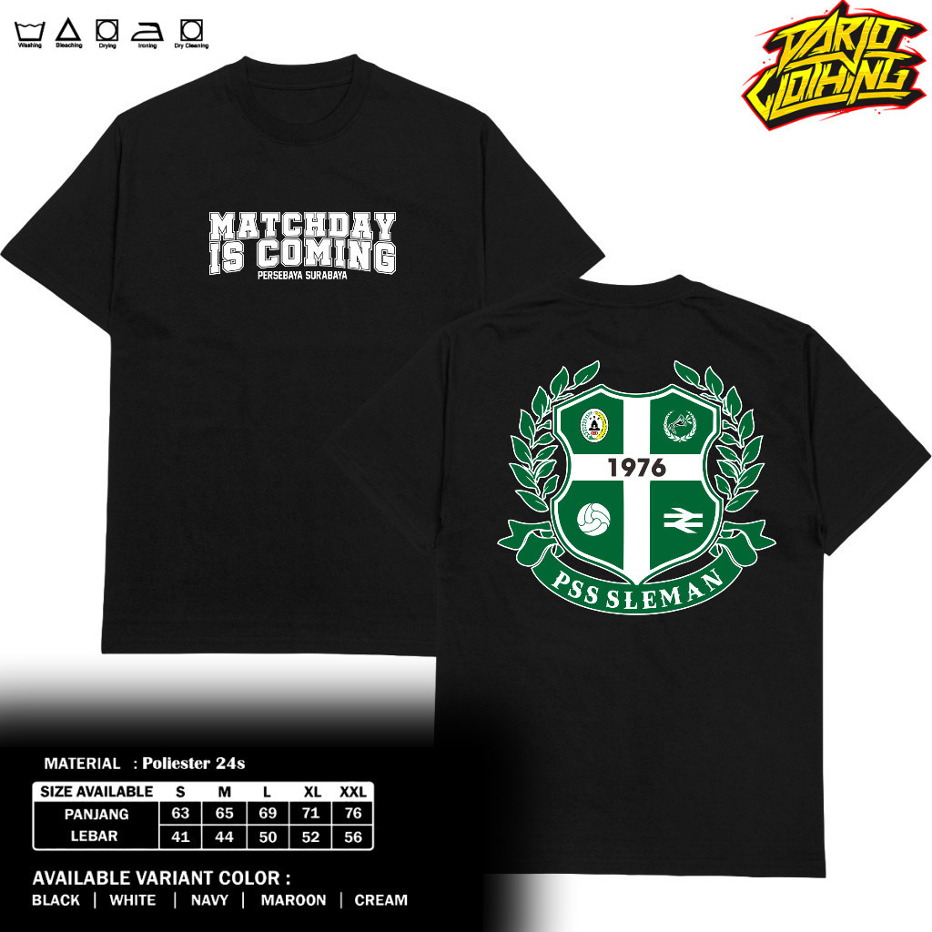 Kaos DarjoClothing - kaos pss sleman match day is coming
