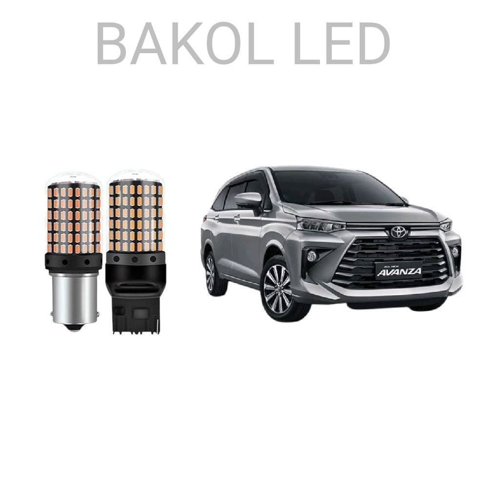 2pcs Lampu Sein Dajjal Toyota Avanza LED depan T20 BL