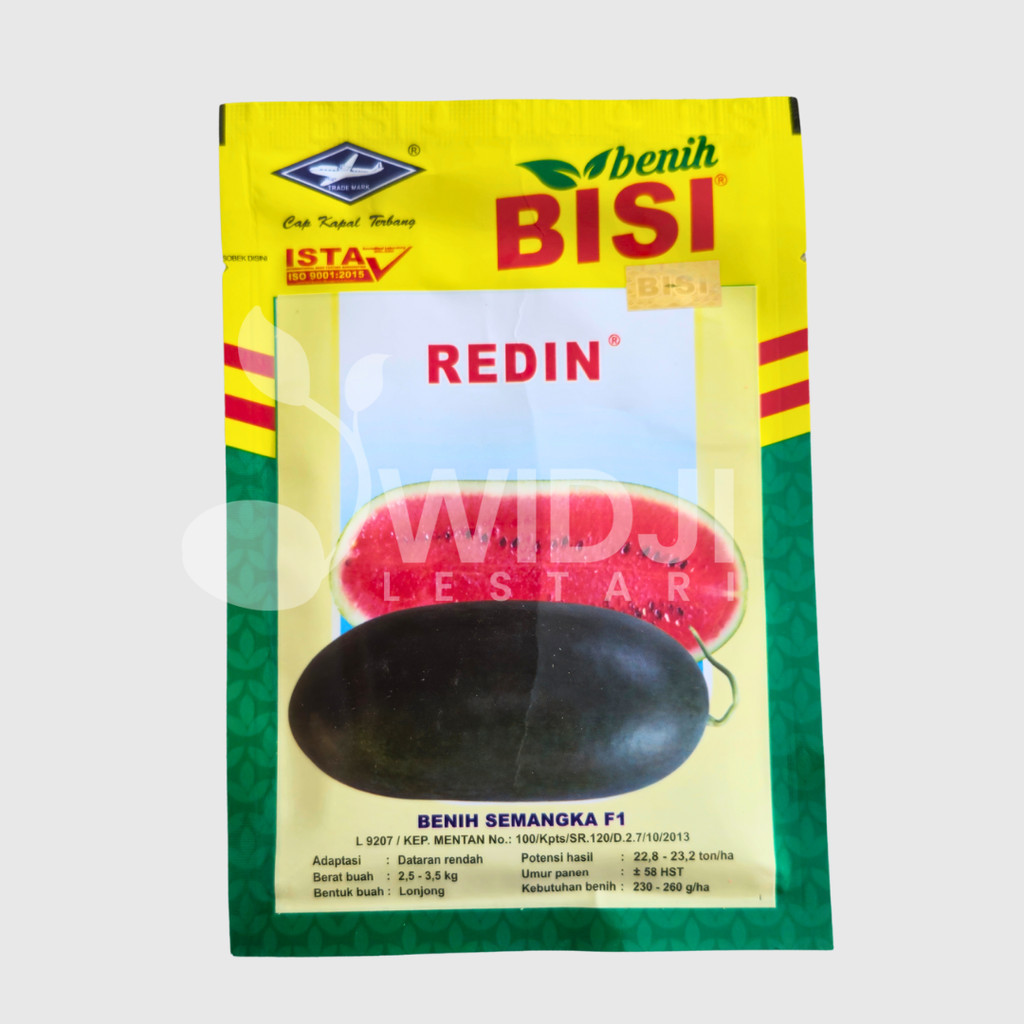 REDIN F1 20gr Benih Semangka Original CAP KAPAL TERBANG Bibit Inul Merah Hibrida