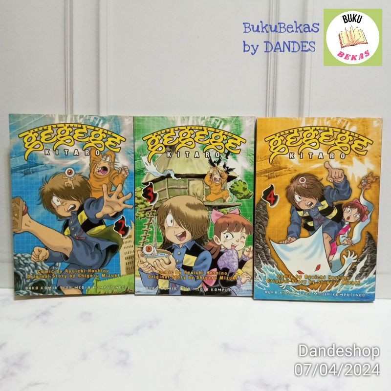 Ge Ge Ge no Kitaro Dongeng Seribu Hantu by Ryuichi Hoshino (Elex Media) Komik Manga Bekas Preloved C