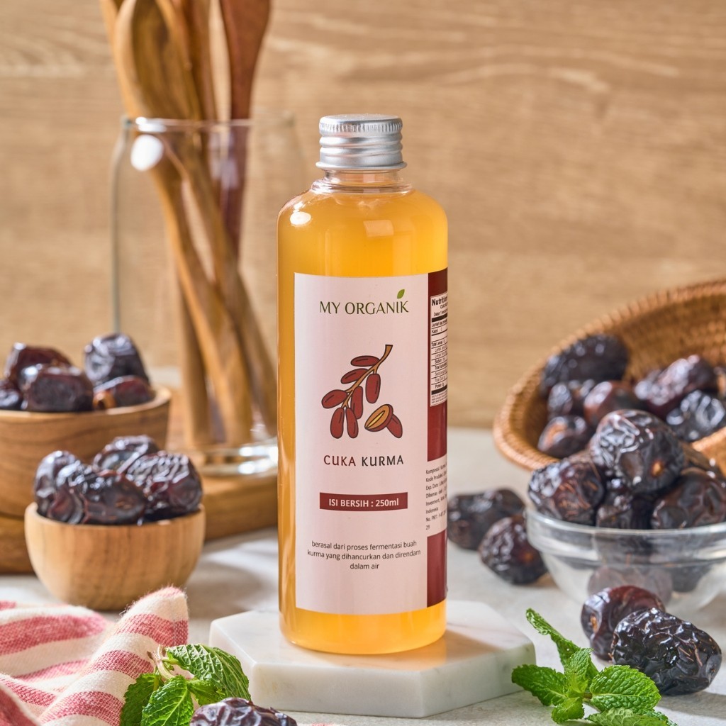 

My Organik Dates Vinegar White the Mother Cuka Kurma 250ml Original