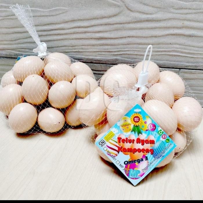 Project Bundo Mainan Telur Ayam Kampung Mirip Asli Edukasi Telor Anak Murah Edukatif