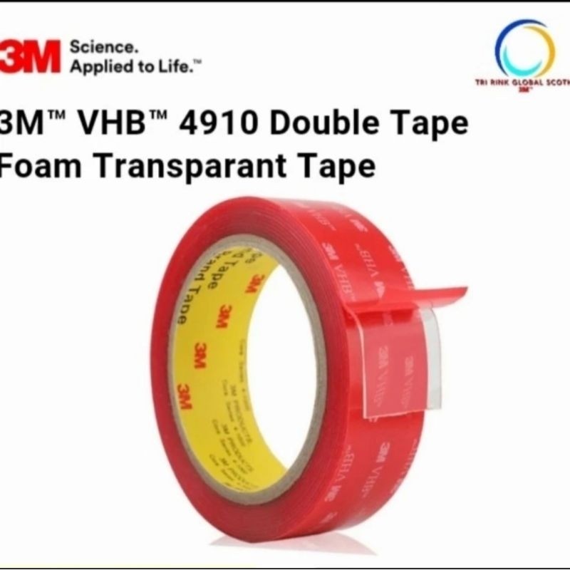 

Double tape VHB 4910 3M Clear - Perekat 3M Origional Clear