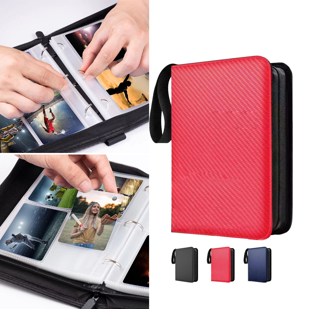 400PCS Binder kartu pokemon Polos Album Kartu Box Pokemon Anime Binder Magic Mainan Anak Game Card B