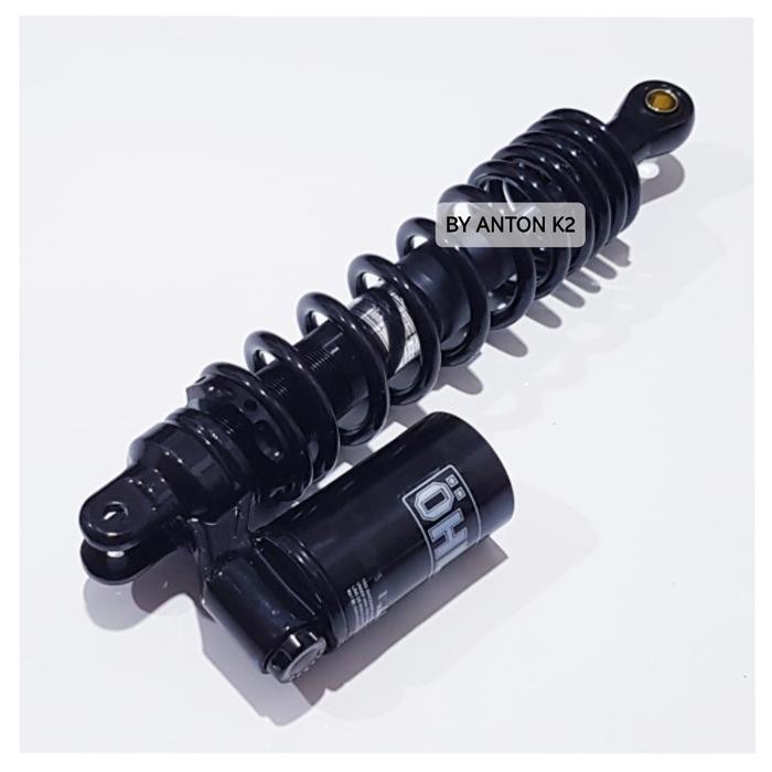 SHOCK BREAKER BELAKANG TABUNG BAWAH VARIASI MIO SOUL GT/MIO FINO/MIO S - Hitam, 310 MM