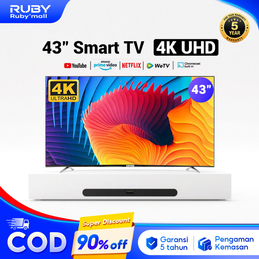Smart TV 43 inch Google/Netflix/Youtube Digital TV Android standing tv 32/43 inch Digital TV