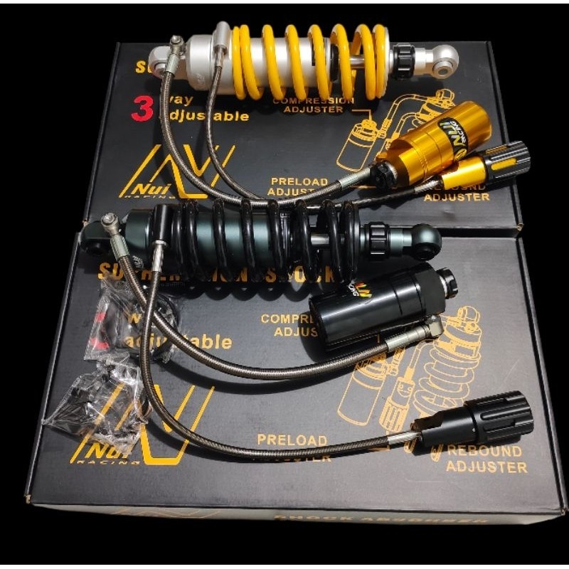 shock belakang ninja R SS Nui original dobel tabung