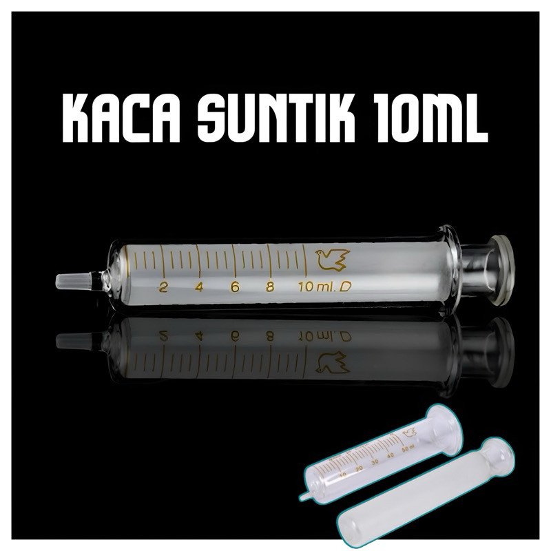 KACA SUNTIK / SUNTIKAN KACA UNTUK FLUX 10ML