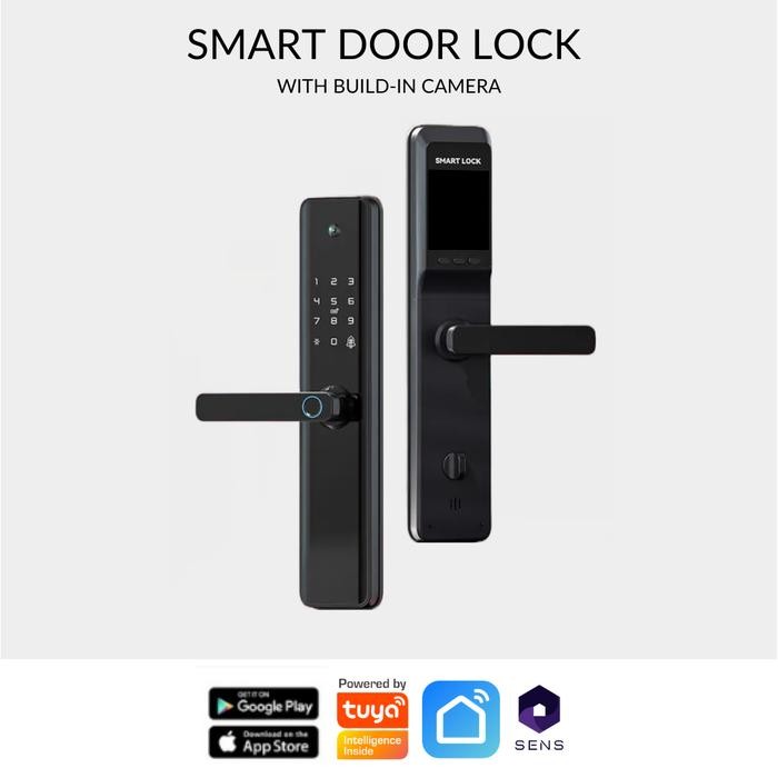 

SENS Smart Door Lock/Smart Lock/Door Lock/Kunci Pintu Camera Face WIFI