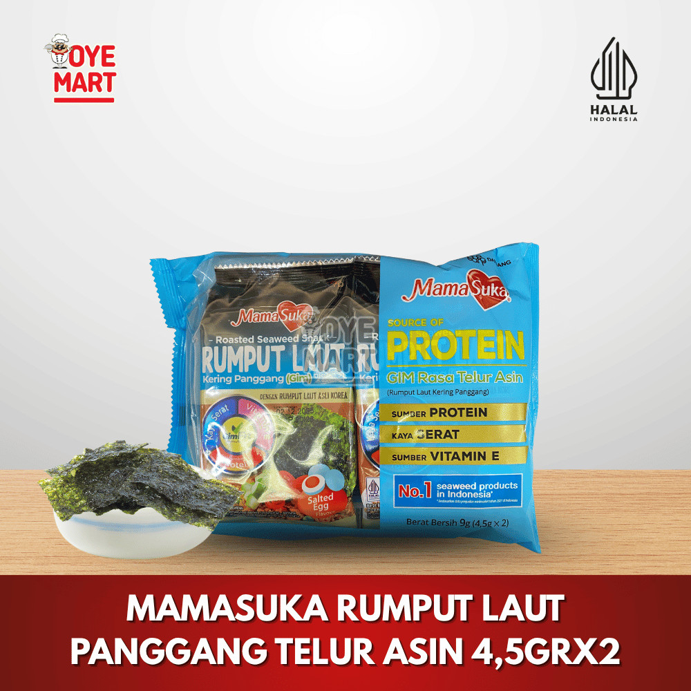 

MAMASUKA RUMPUT LAUT PANGGANG TELUR ASIN 4,5GRX2