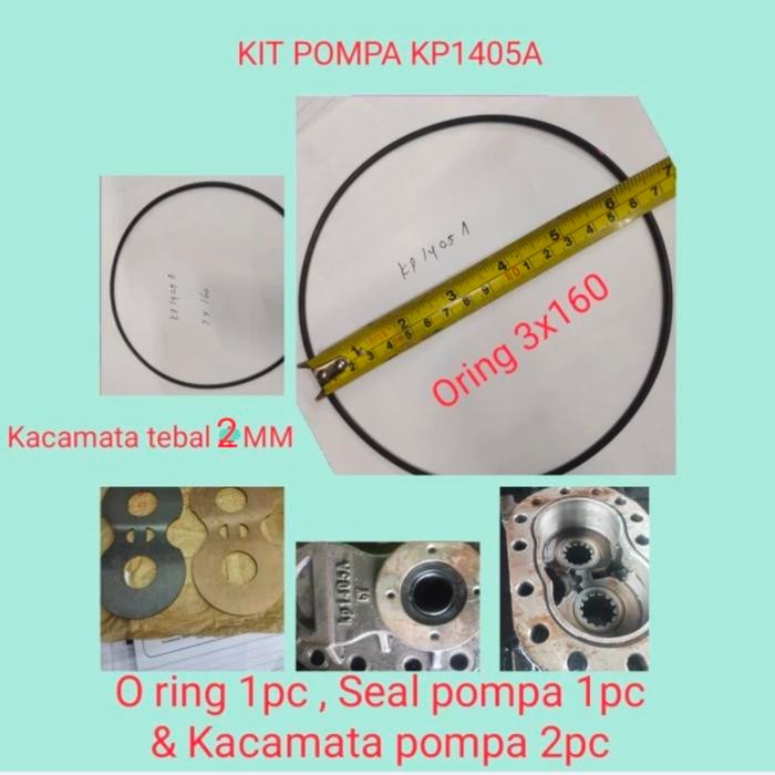 

SEAL KIT POMPA DUMP KP1405A KP1505A ( Seal - O'ring - kacamata tebal 2 MM )