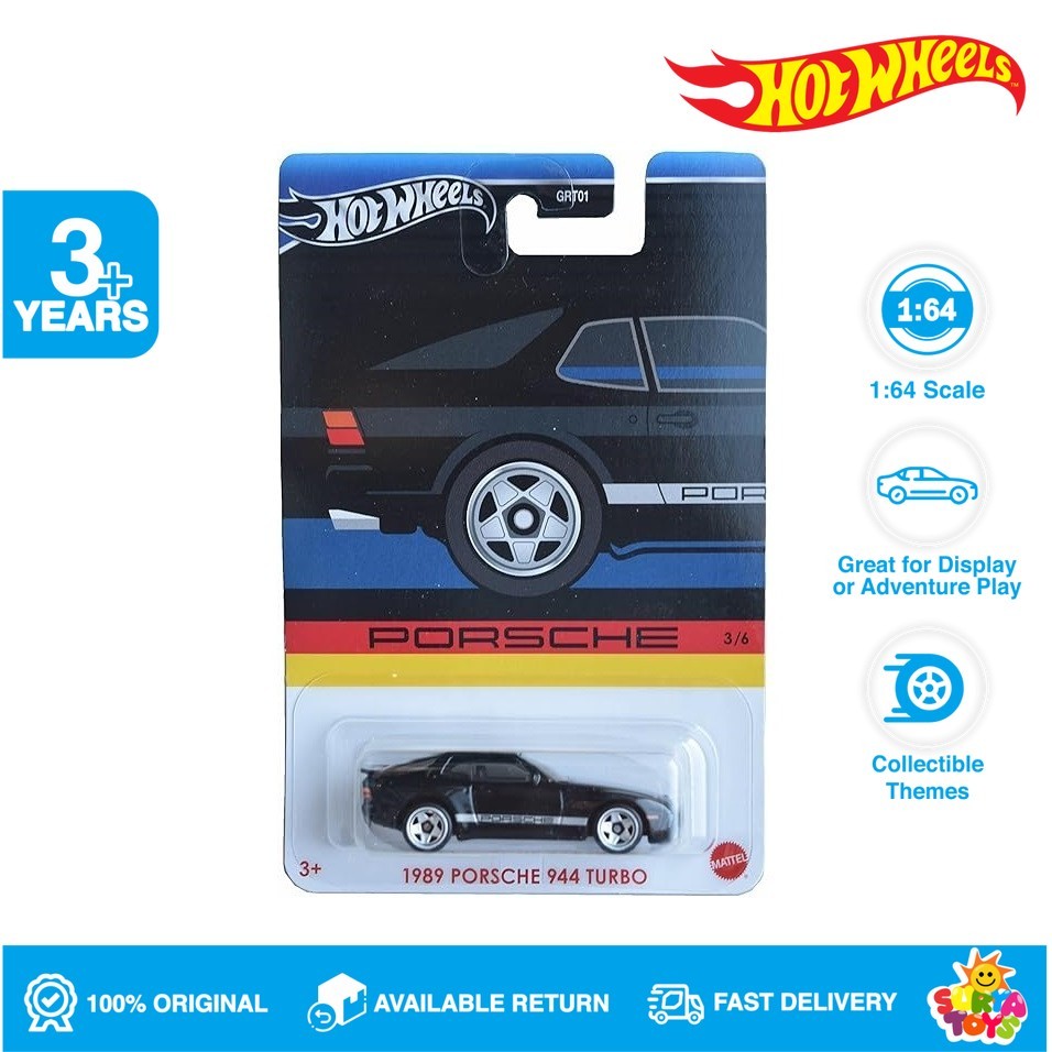 Hot Wheels 1989 Porsche 944 Turbo Black