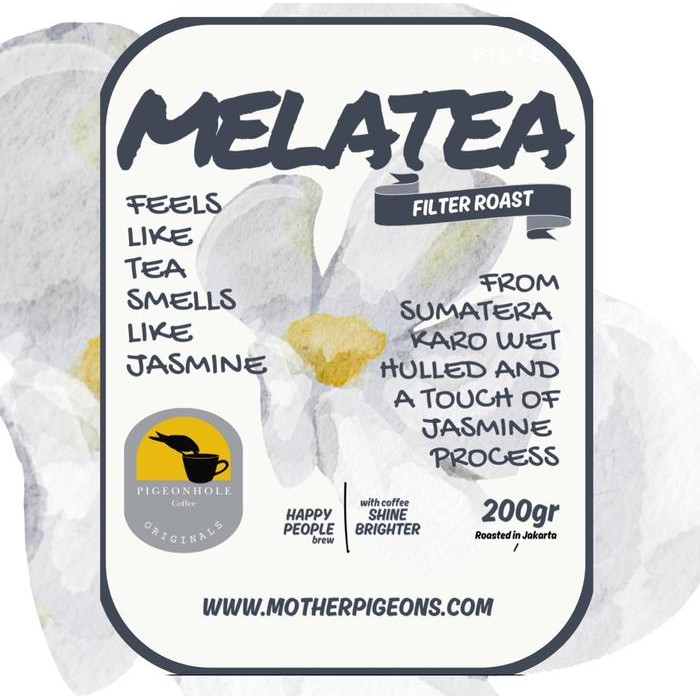 

MELATEA (Sumatera Karo Wet Hulled Jasmine) - 120gr