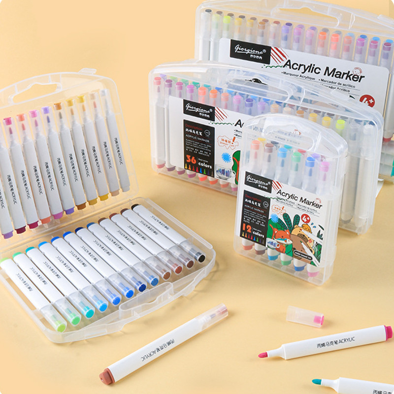 

Pen Akrilik Marker Warna Cepat Kering Tahan Air / Spidol Acrylic Painter / Menggambar Kreativitas Seni Edukasi Anak