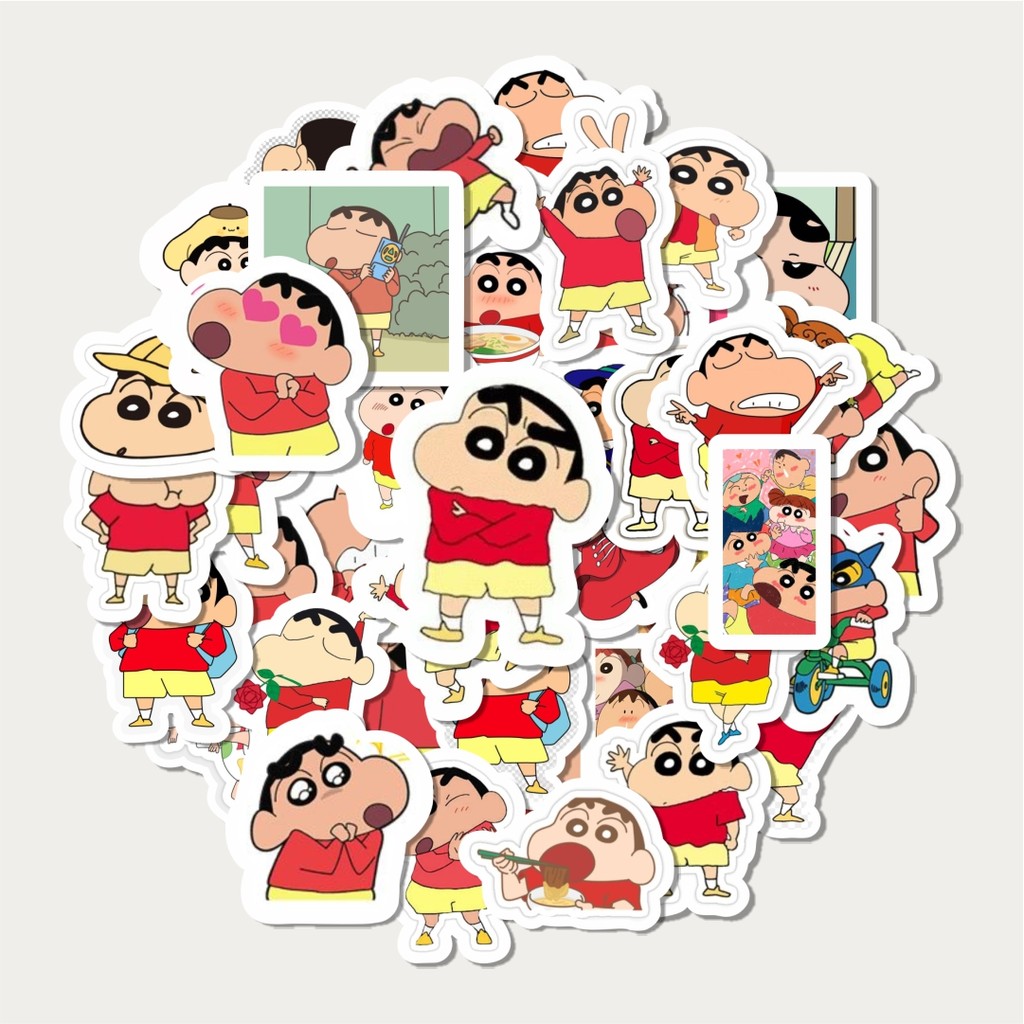 

Sticker Pack Stiker Kartun Shincan | Sticker TUMBLR | Stiker LAPTOP KOPER HELM