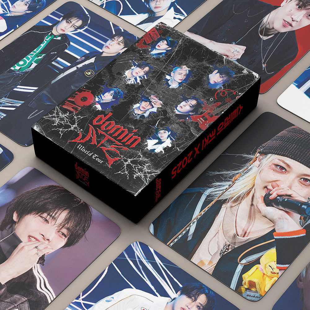 

New 55Pcs/Set Kpop SKZ Domin ATE WorldTour Japan poster Korean Star Lomo Cards Photo Print Card Set Fans Collection Postcard