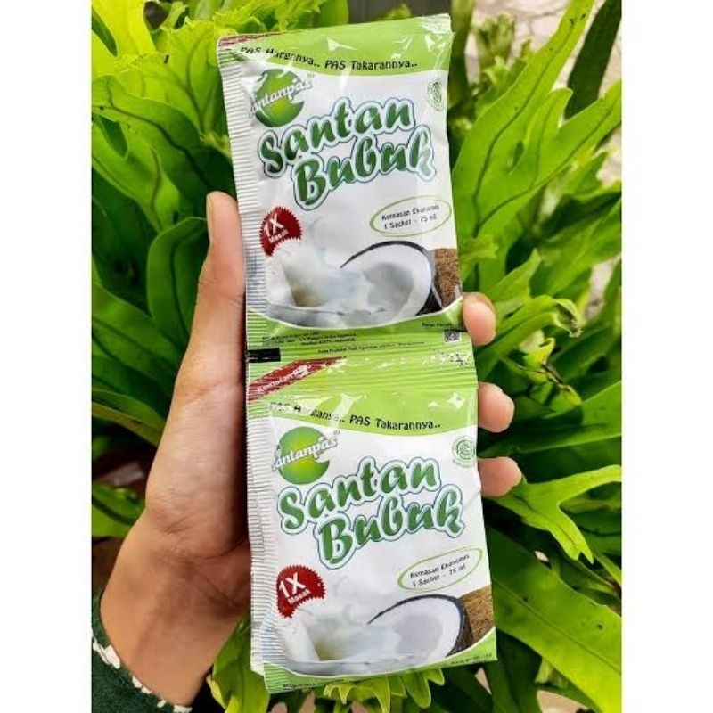

Santan pas Bubuk 20gr kemasan renteng 10pc/rtg