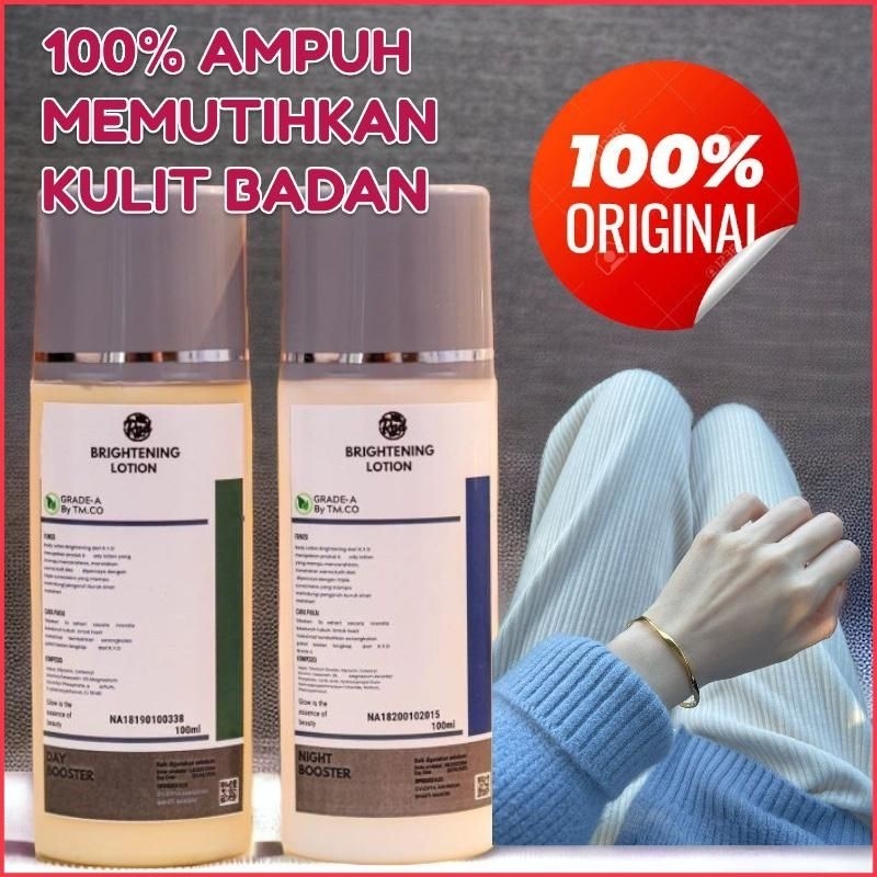 HB Pemutih Badan Aman Untuk Bumil Dan Busui Body Bleaching Booster Dosting Bpom Original 100%