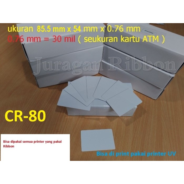 

BEST -Kartu PVC Blank Id Card High Quality ( 1 Box isi 250 pcs )