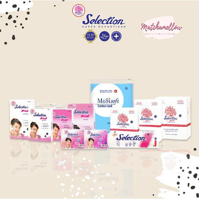 KAPAS SELECTION FACIAL KAPAS ACNES / WELLNESS / SOFT HEAVEN / COTTA KAPAS KECANTIKAN