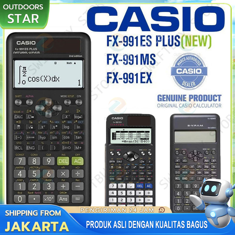 

Kalkulator Scientific Casio Matahari/40 Konstanta Rumus ilmiah Calculator Scientific Casio Kalkulator Casio Scientific 417 Fungsi/Dua Sumber Tenaga Baterai Dan Tenaga FX-991EX/991ES-Plus