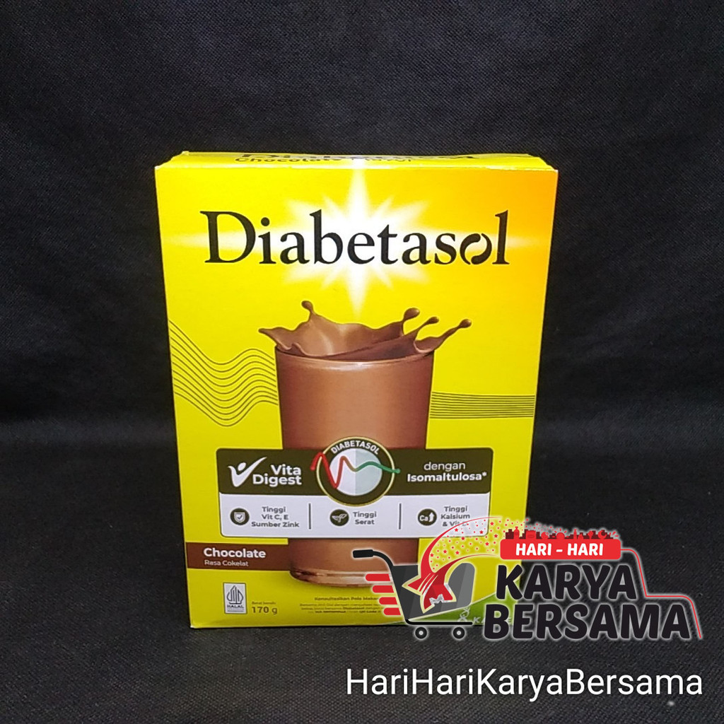

SUSU BUBUK DIABETASOL COKLAT VITA DIGEST CHOCOLATE 170GR