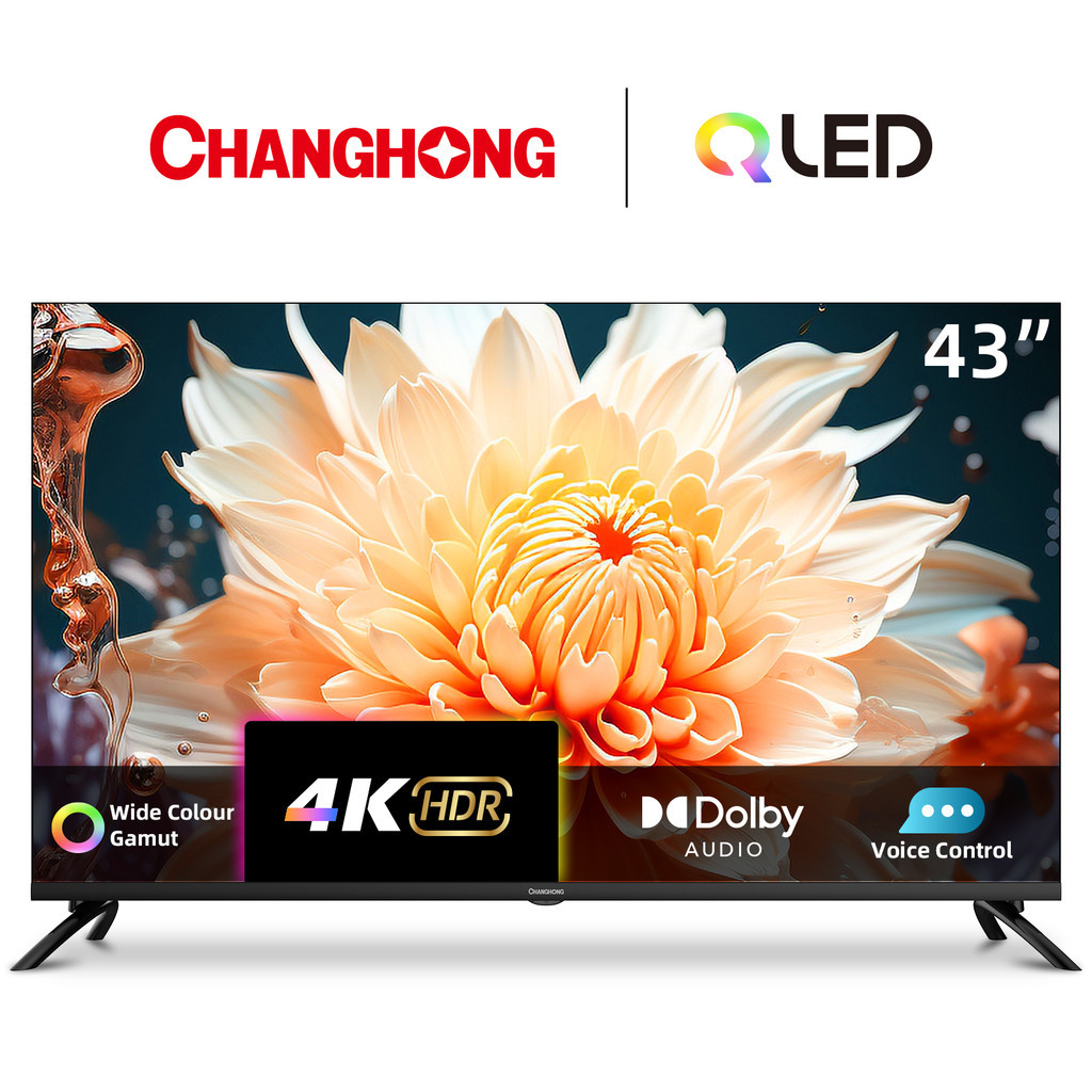 LED TV CHANGHONG 43 INCH UHD GOOGLE TV - U43QCN1 QLED