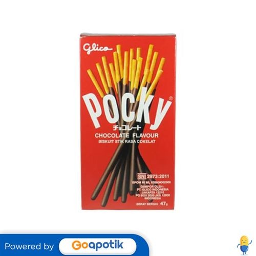 

Pocky Biskuit Stik Bersalut Rasa Cokelat 47 Gram