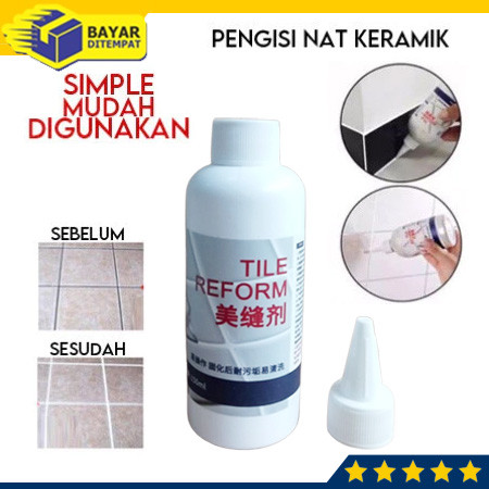 Pengisi Nat Celah Lantai Keramik Kamar Mandi Anti Bocor Tile Reform Waterproof
