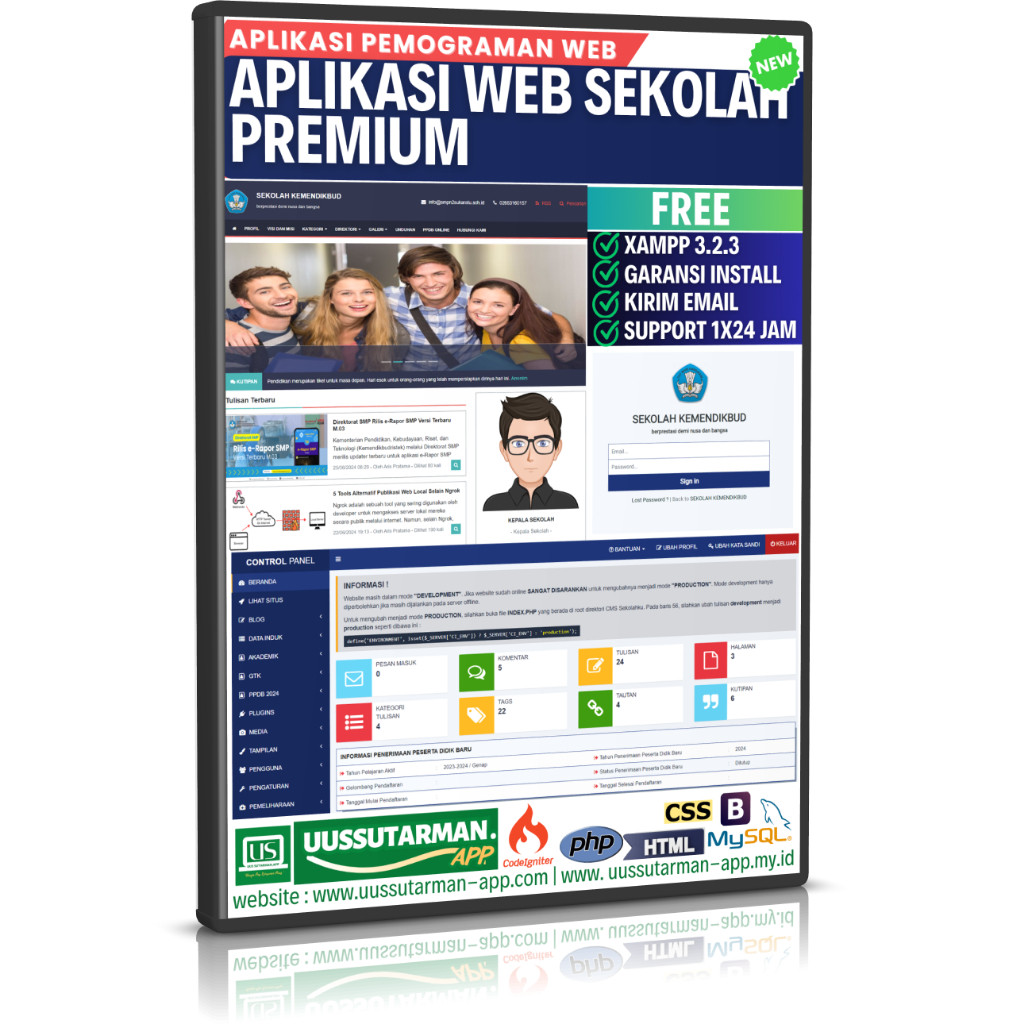 Aplikasi Website Pendidikan Fitur PPDB