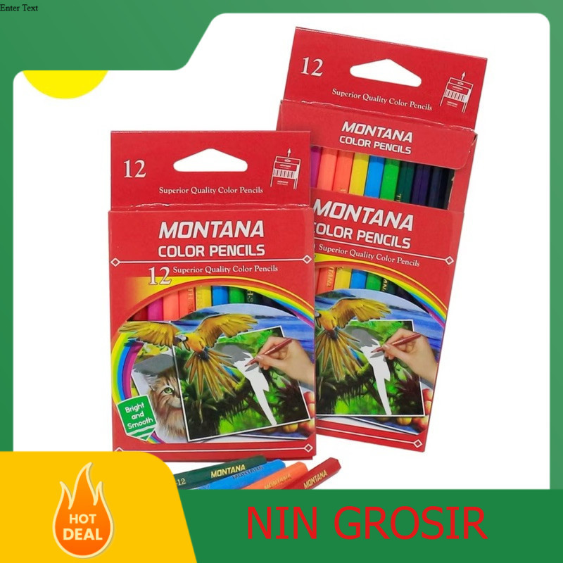 

Pensil Warna Montana TH-350 / 12 Warna
