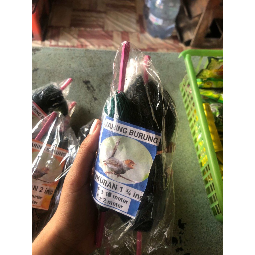Jaring burung seukuran perkutut siap pakai