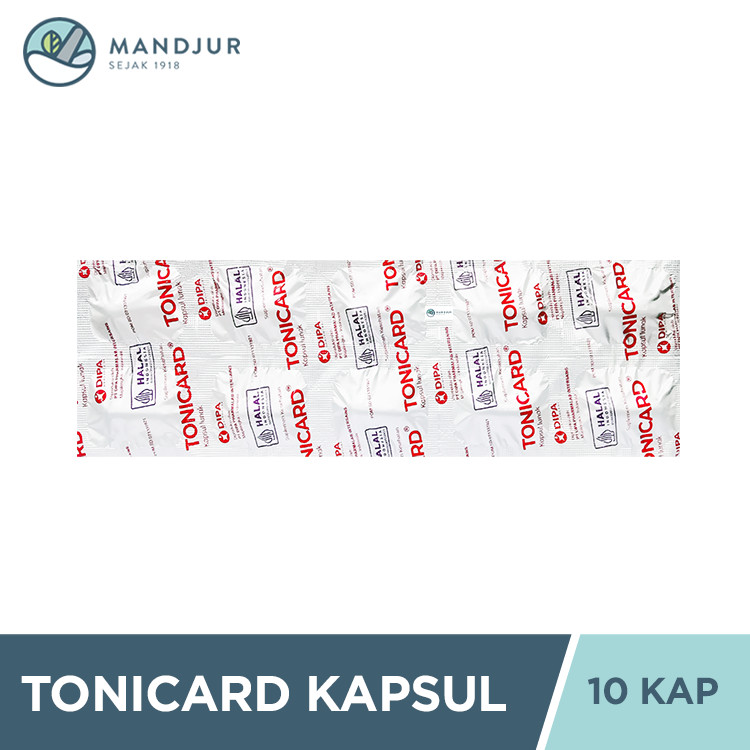 Tonicard 10 Kapsul - Suplemen Antioksidan dan Jaga Kesehatan Tubuh Jantung dan Hati