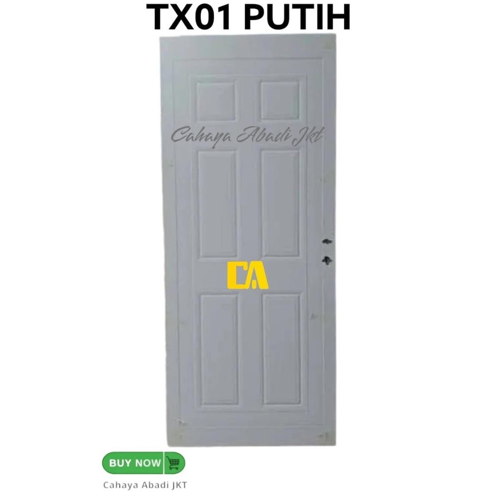 Pintu Baja + Kusen + Kunci Pintu KODAI TX 01 PUTIH