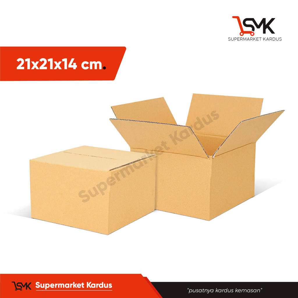 

Box 21x21x14 ( BB ) kardus/kemasan/box/karton/normalbox/a1/kotakkemasan/tinggi10/tinggi14
