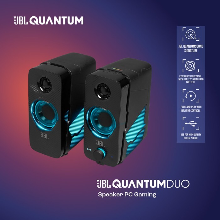 JBL Quantum Duo Speaker PC Gaming