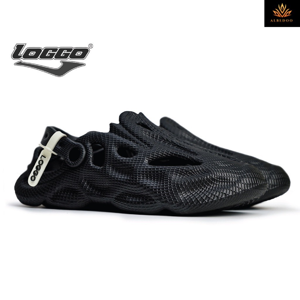 Loggo - Sandal Phylon Atlantis - Sandal Clog Full Phylon warna Hitam
