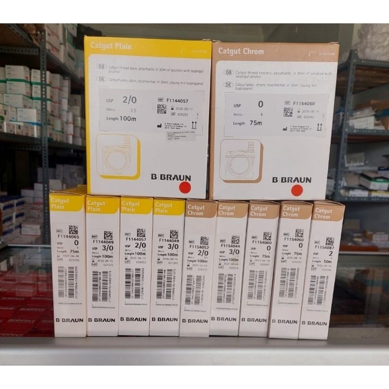 Benang Catgut Plain Roll 3/0 Bbraun/ Catgut Roll Plain 3/0 Bbraun