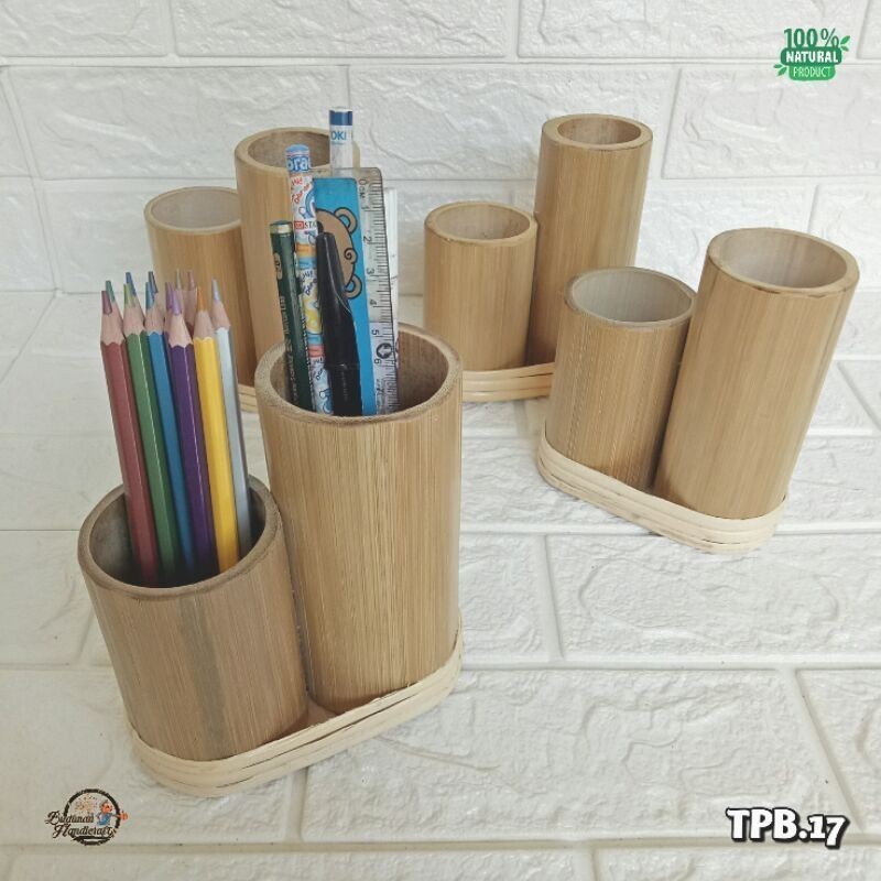 

Tempat Pensil/Pulpen dari Bambu type TPB.17 #fyp #terlaris