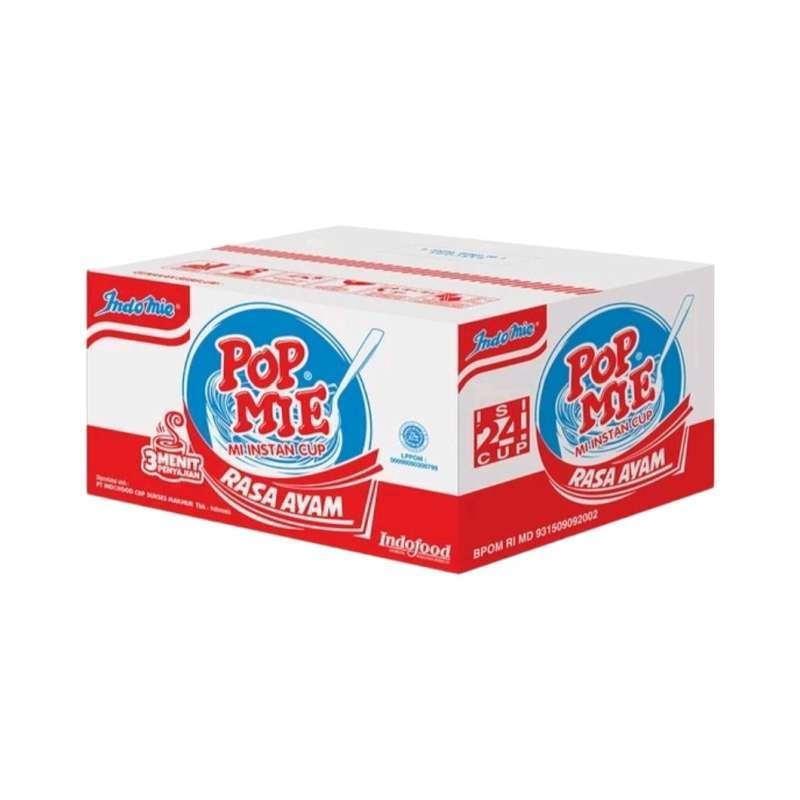 

Pop Mie Kuah Rasa Ayam 1 Karton (24 Cups)