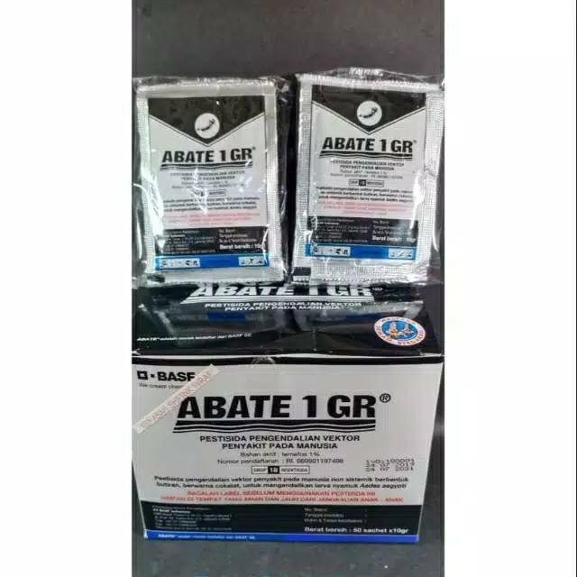 I* ABATE 10gr Obat Anti Jentik Nyamuk Obat Jentik Nyamuk Abate / Bubuk Pembasmi Jentik Nyamuk