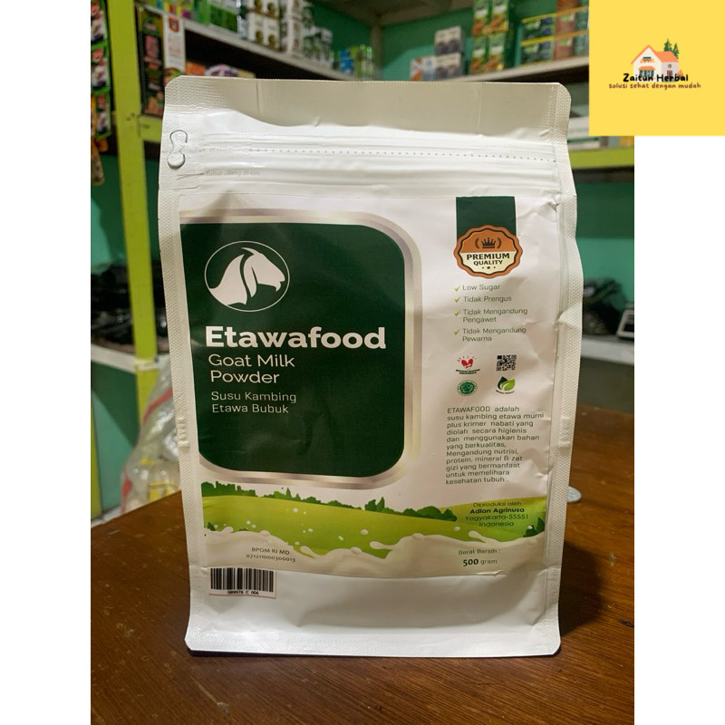 

Susu Kambing Etawafood Goat Milk Powder & Etawafood Rasa Gula Aren (New), Susu Kambing Etawa 500gram