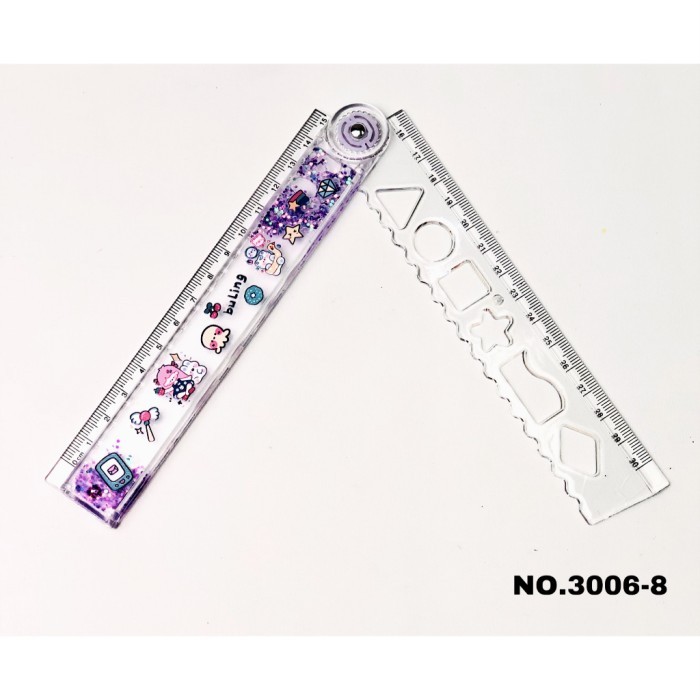 

Penggaris Lipat Impor 30 cm 3006-8 BULING Mistar Bahan Plastik Ruler Fancy Satuan - 3006-8 PENGGARIS LPT
