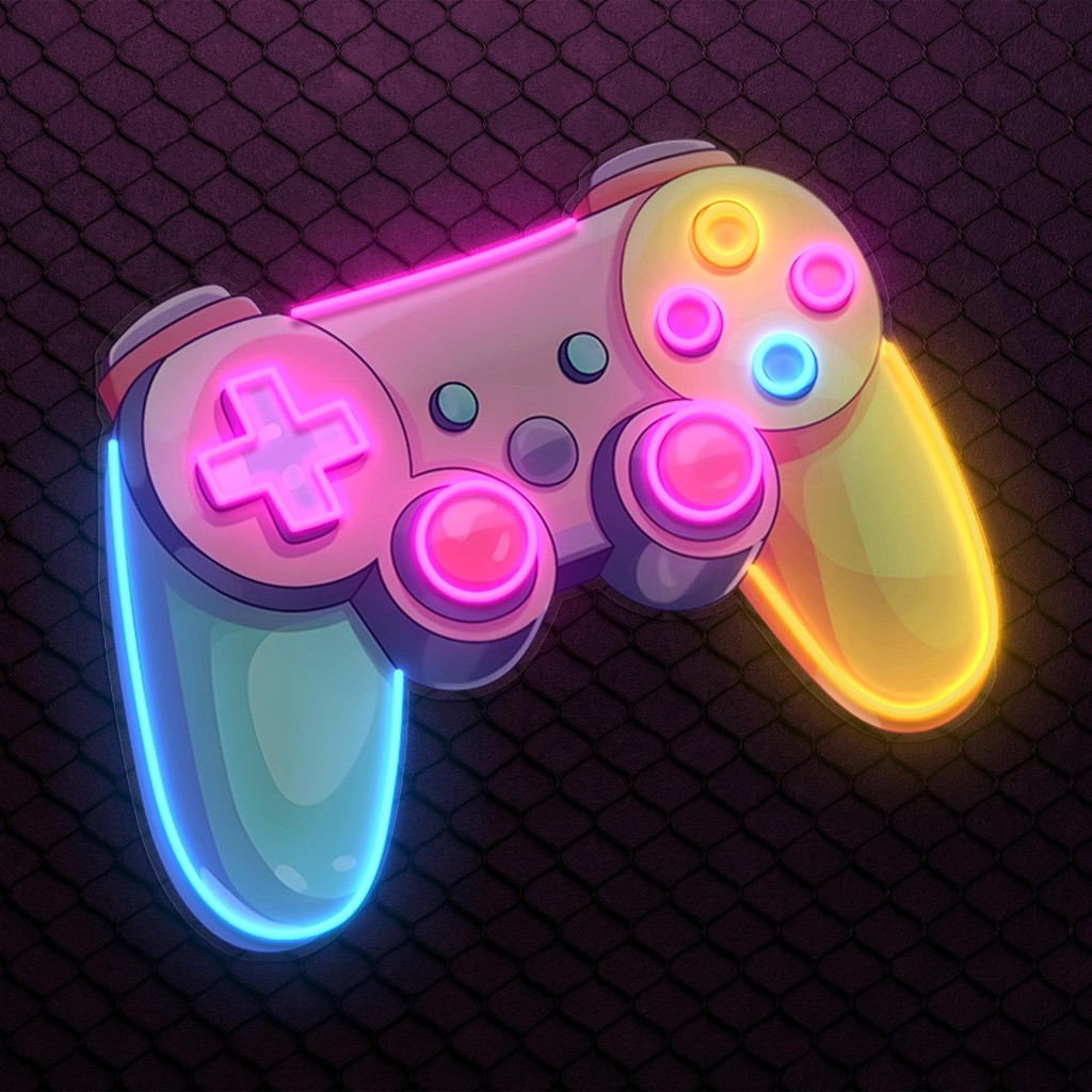 

Gamepad Neon Sign Gamer Room Decor Bar Club Pop Art Sign for Boys' Rooms Gaming Wall Art Birthday Gifts for Boys and Kids