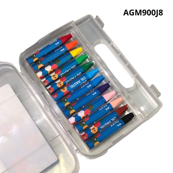 

Silky Oil Pastel M&G 12 Colours AGM900J8 Krayon Halus 12 Warna - AGM900J8